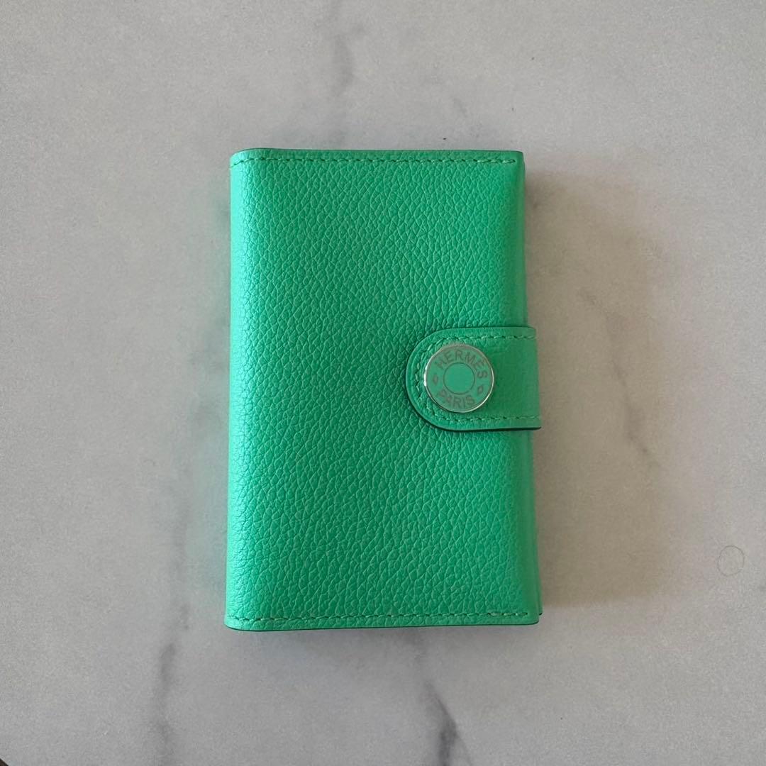 HERMES R.M.S カードケース　Vert Vertigo