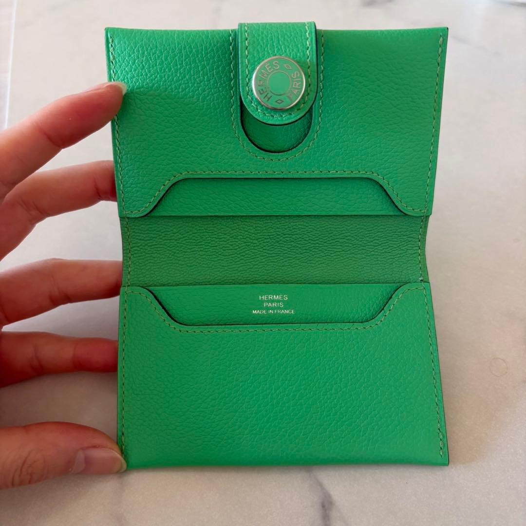 HERMES R.M.S カードケース　Vert Vertigo