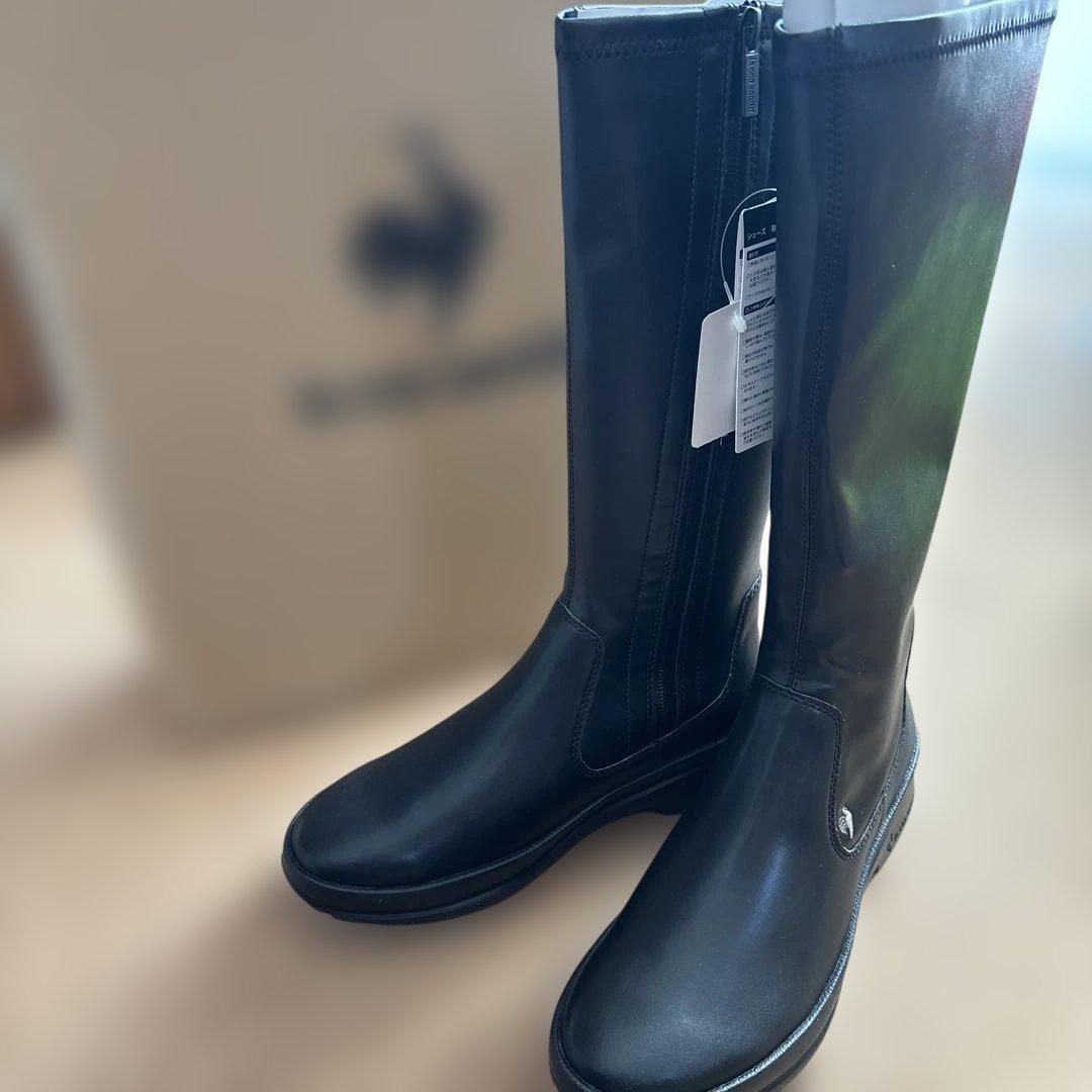 【新品未使用】ルコック ロング ブーツ le coq sportif ブラック