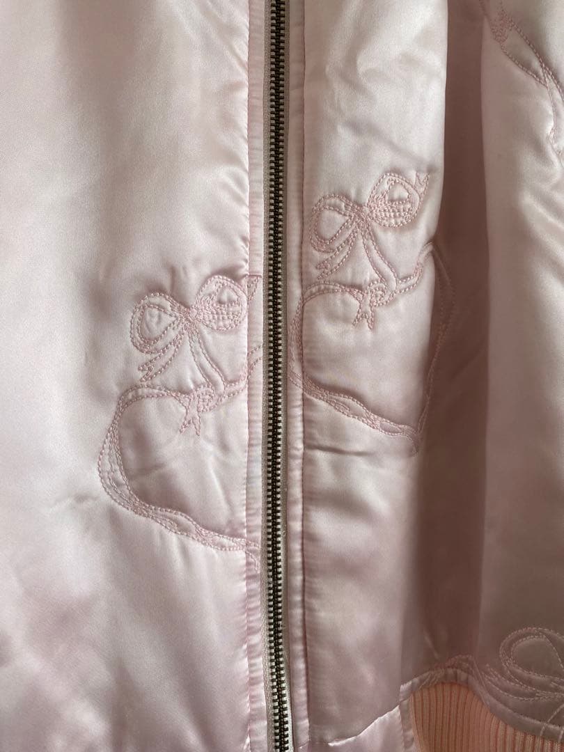 Jenny Faxサテンブルゾン