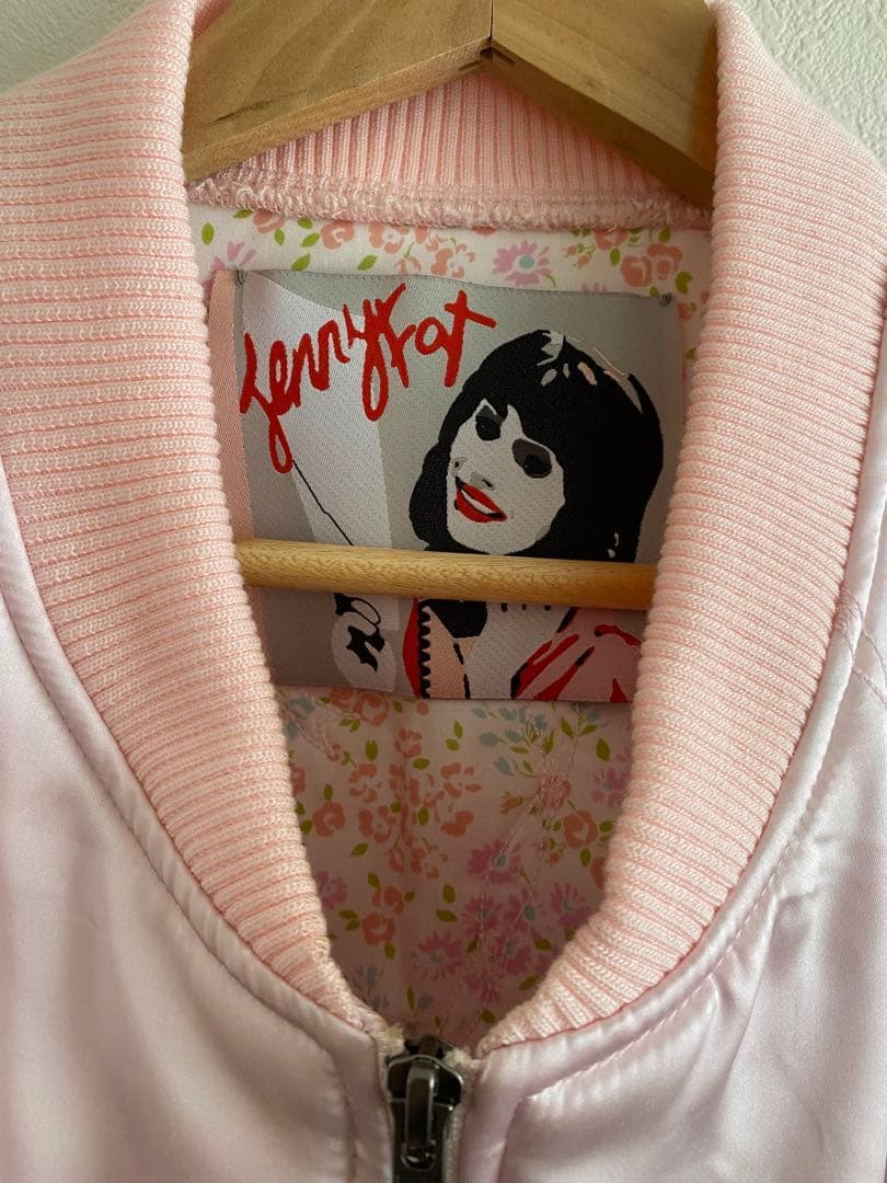 Jenny Faxサテンブルゾン