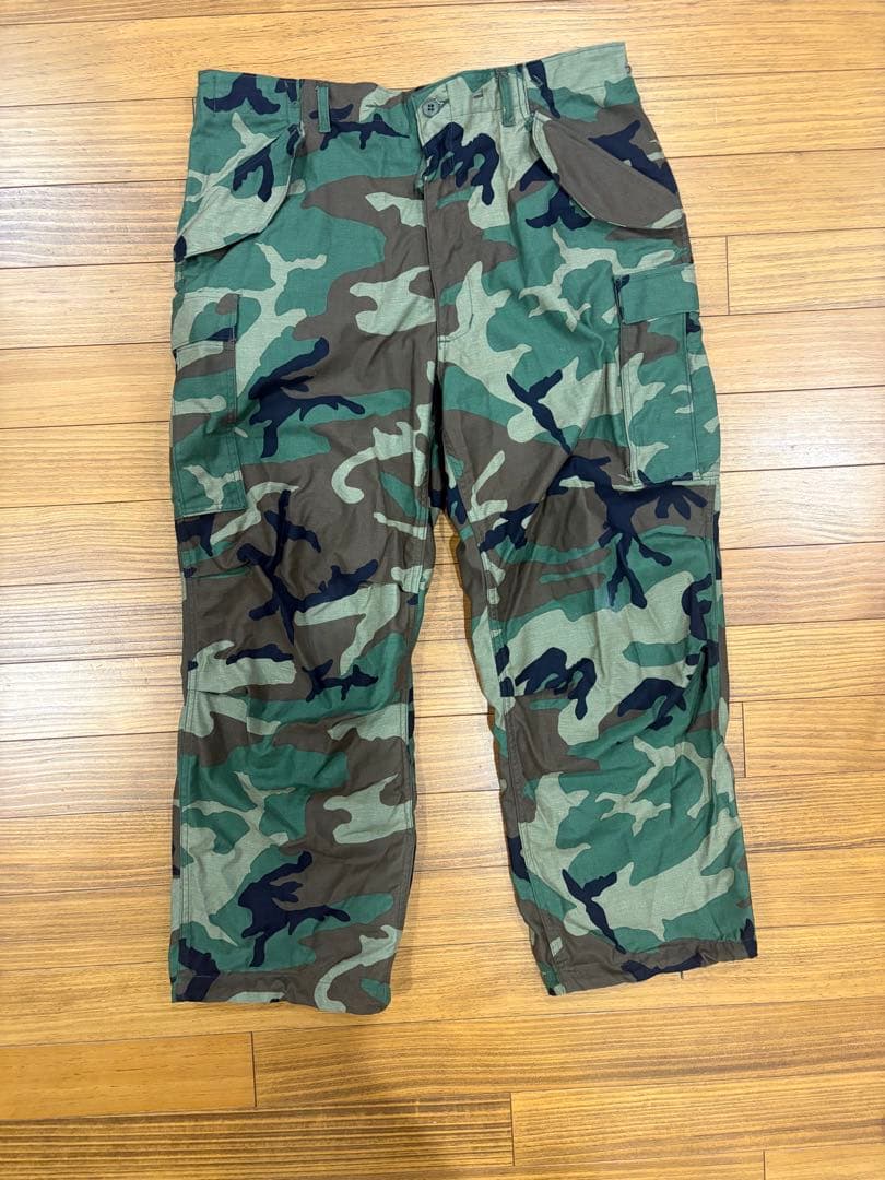 米軍M-65フィールドカーゴパンツ　ウッドランドカモ　LARGE-REGULAR
