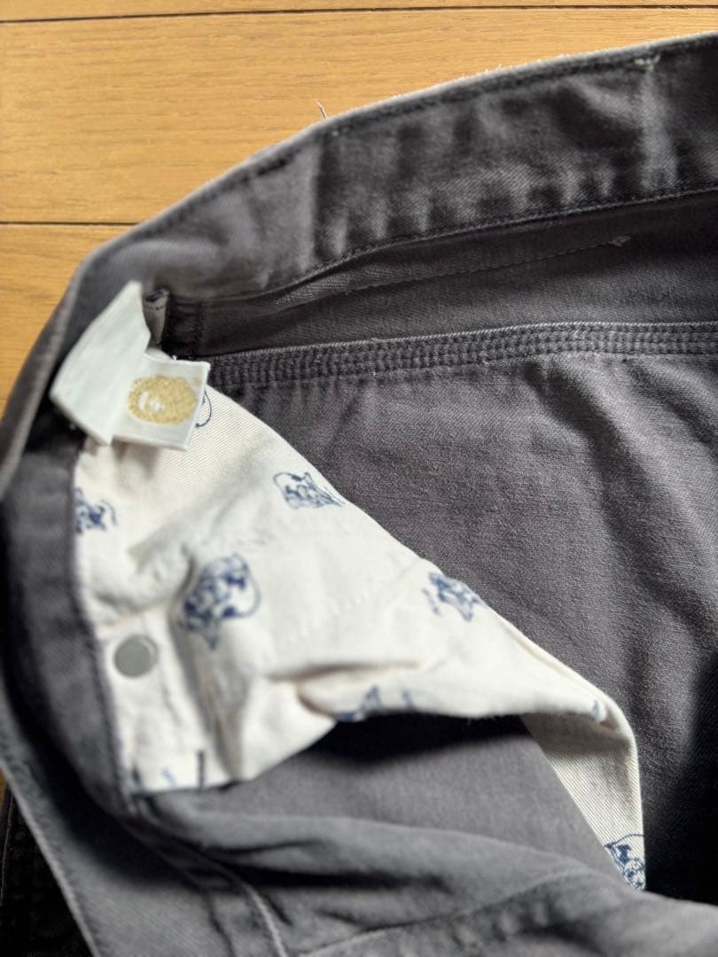 URSUS BAPE（A BATHING APE）パンツ XL グレー 古着
