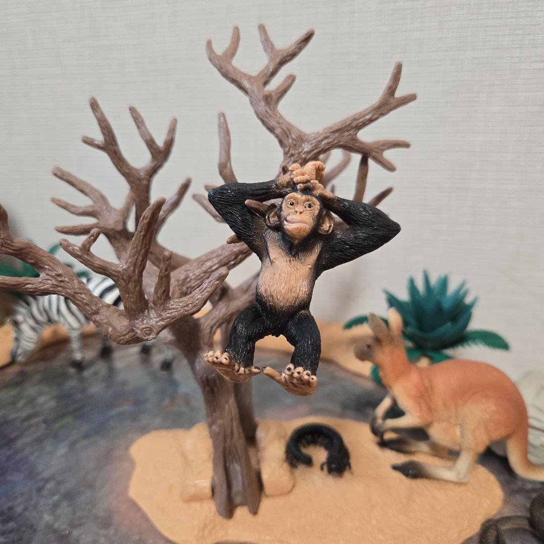 【美品】Schleich シュライヒ 水飲み場 動物セット