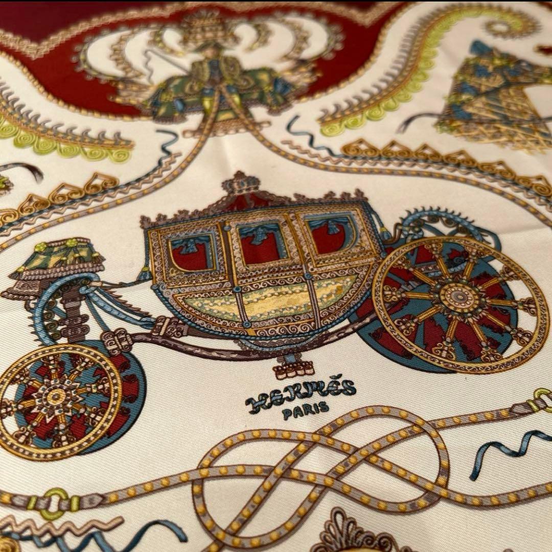 HERMES エルメス　カレ45 美品