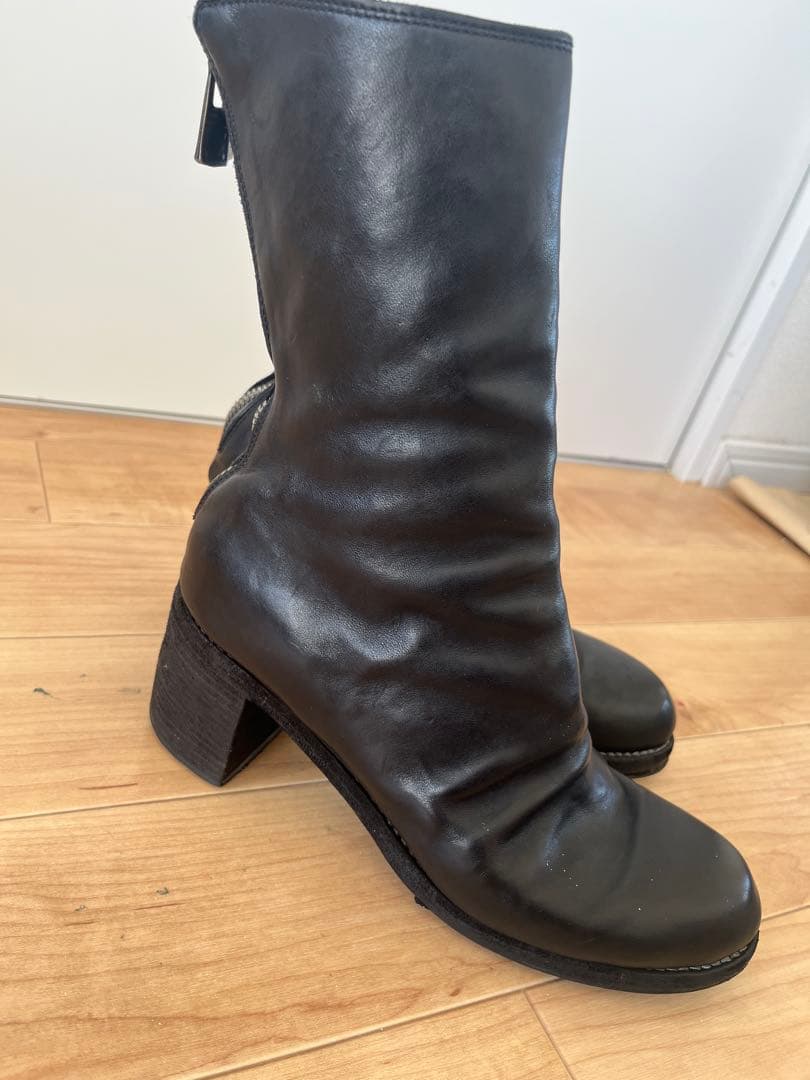 GUIDI バックジップブーツ　788 美品即納致します