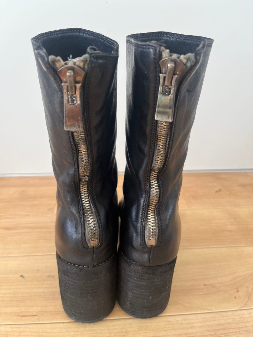 GUIDI バックジップブーツ　788 美品即納致します