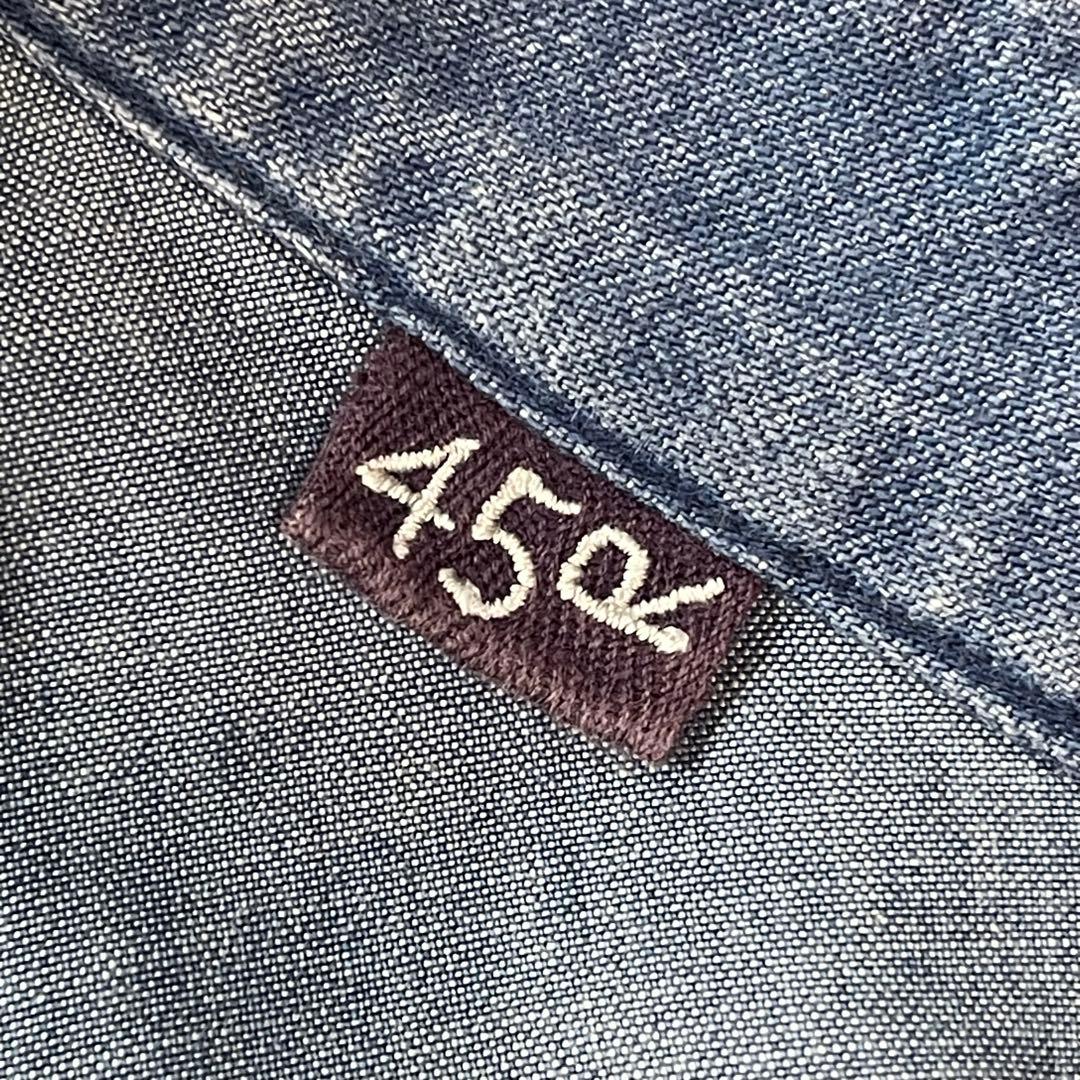 45R フォーティーファイブアール極美品 モンプチデニムの908イースタンシャツ