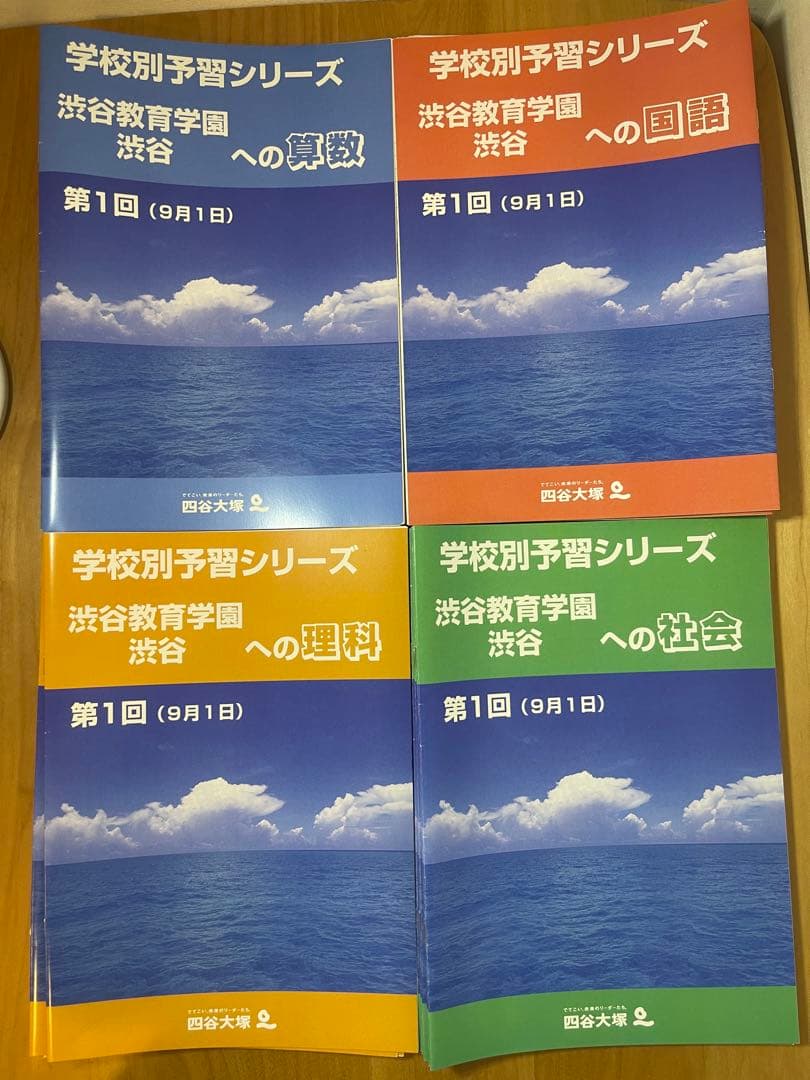 【2024年度版】渋渋対策 四谷大塚学校別対策 国算理社
