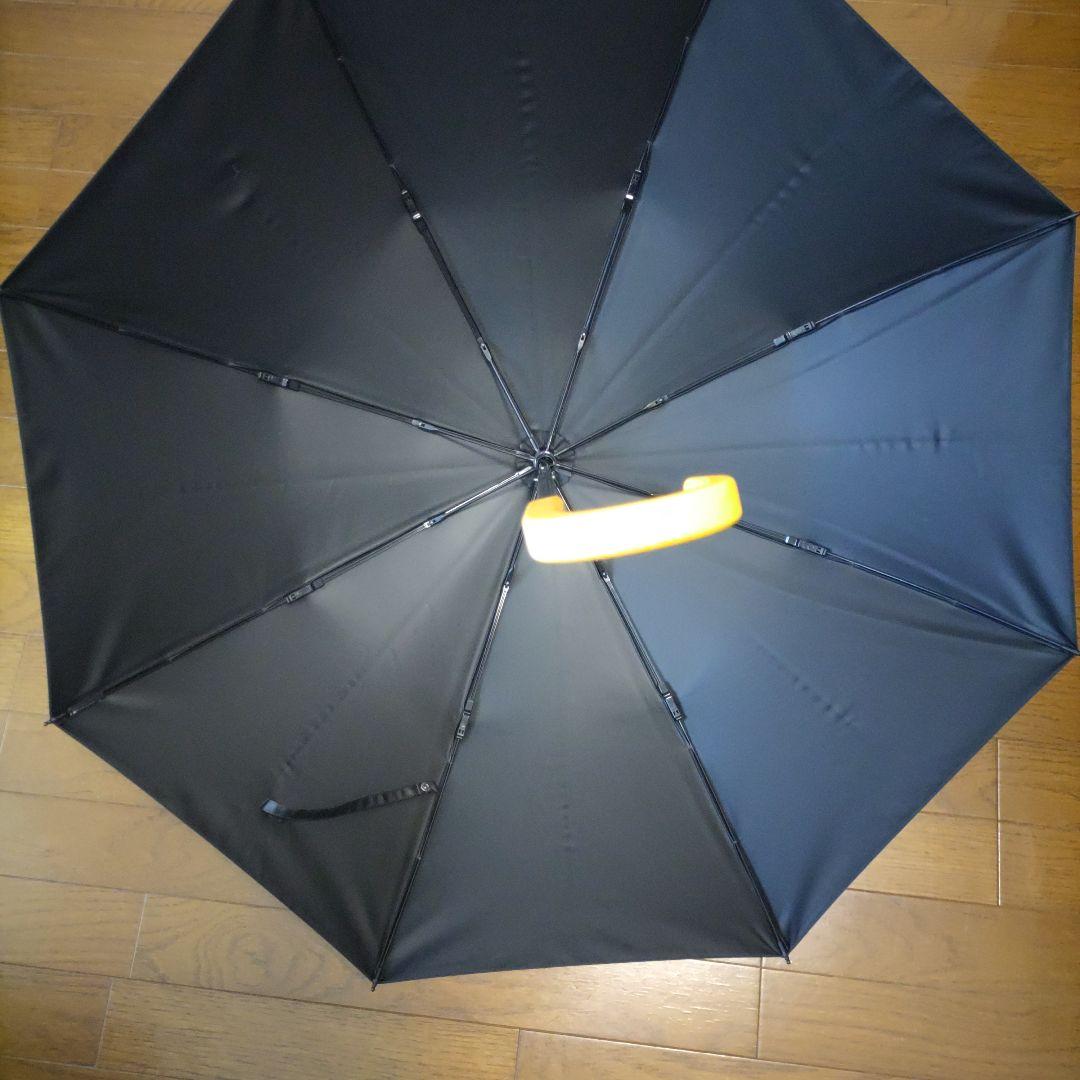 サンバリア100　２段折 / 無地(ブラック, 木曲がり手元)