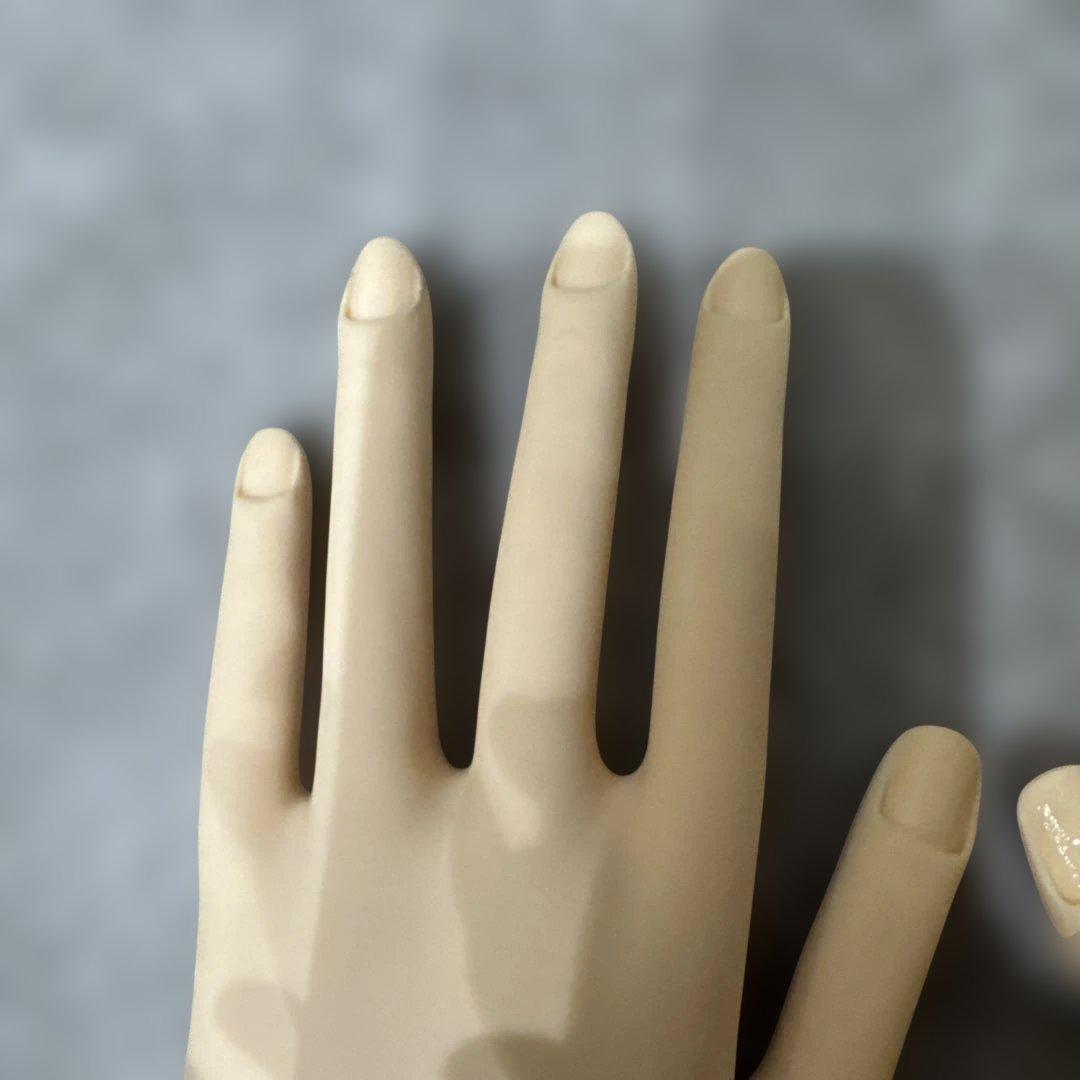 認定モデルハンド 骨折なし