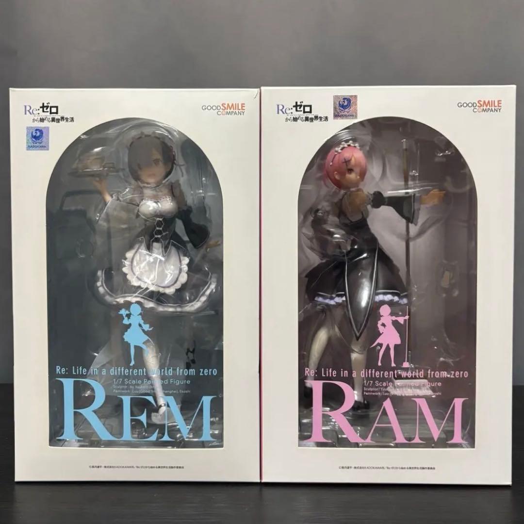 Re:ゼロ レム ラム グッドスマイルカンパニー 1/7 フィギュア セット