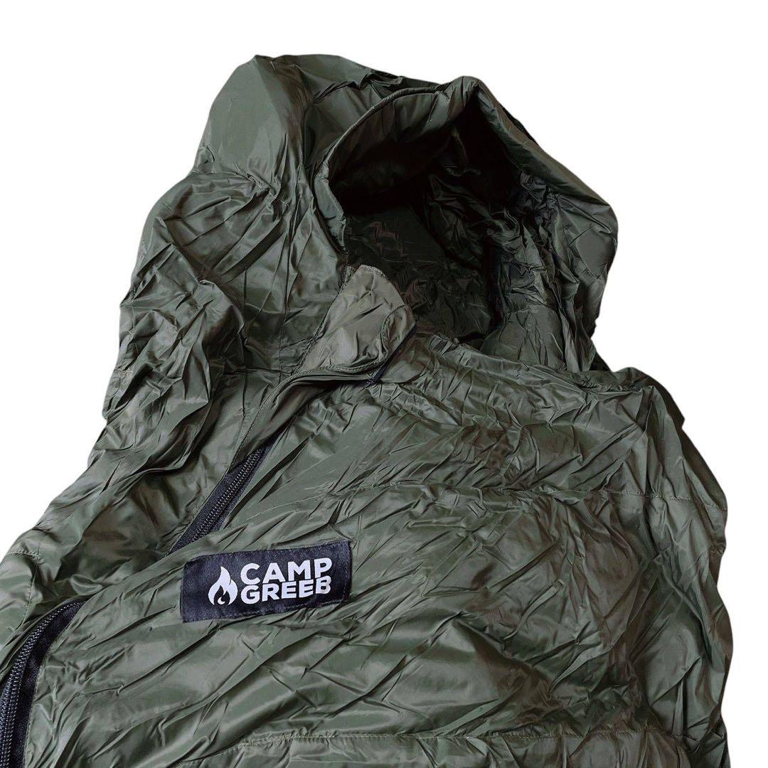 ☆寝袋 ダウン マミー型 アウトドア キャンプ 登山 防災用