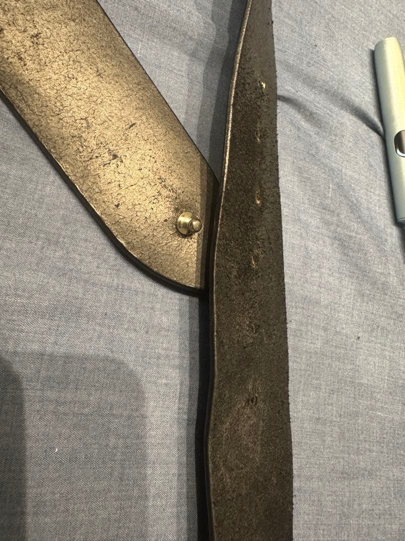 ※傷あり※ 高橋愛着用　メゾン マルジェラ　レザーベルト 4ステッチ