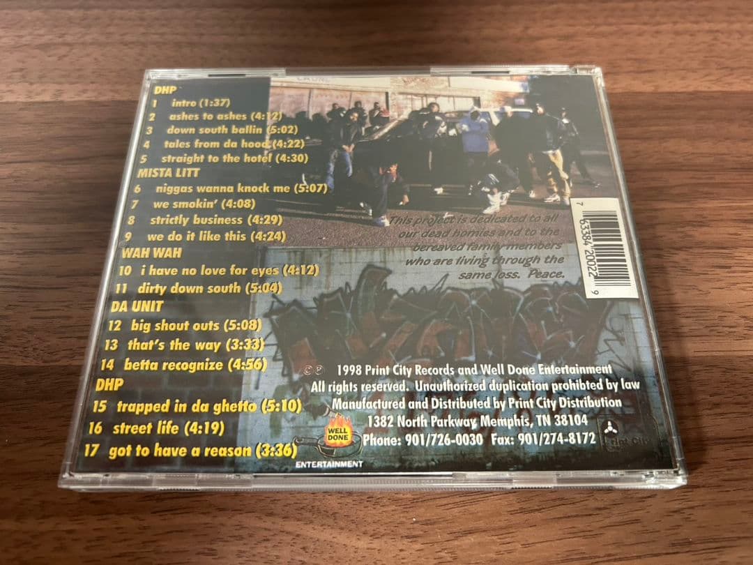 洋楽 DHP & Playaz Da Dirty Down South CD