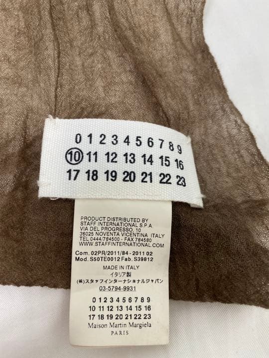Maison Martin Margiela 2011aw カシミア　ストール