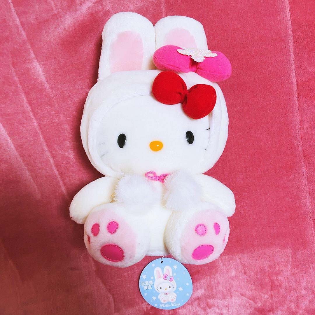 希少レア　ハローキティ　北海道　雪うさぎ　S 2000年製 サンリオ　平成レトロ