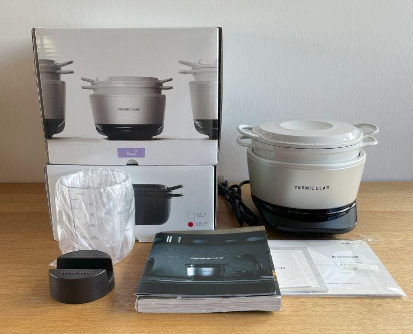 バーミキュラ　ライスポット　ミニ　3合炊き　(ホワイト)