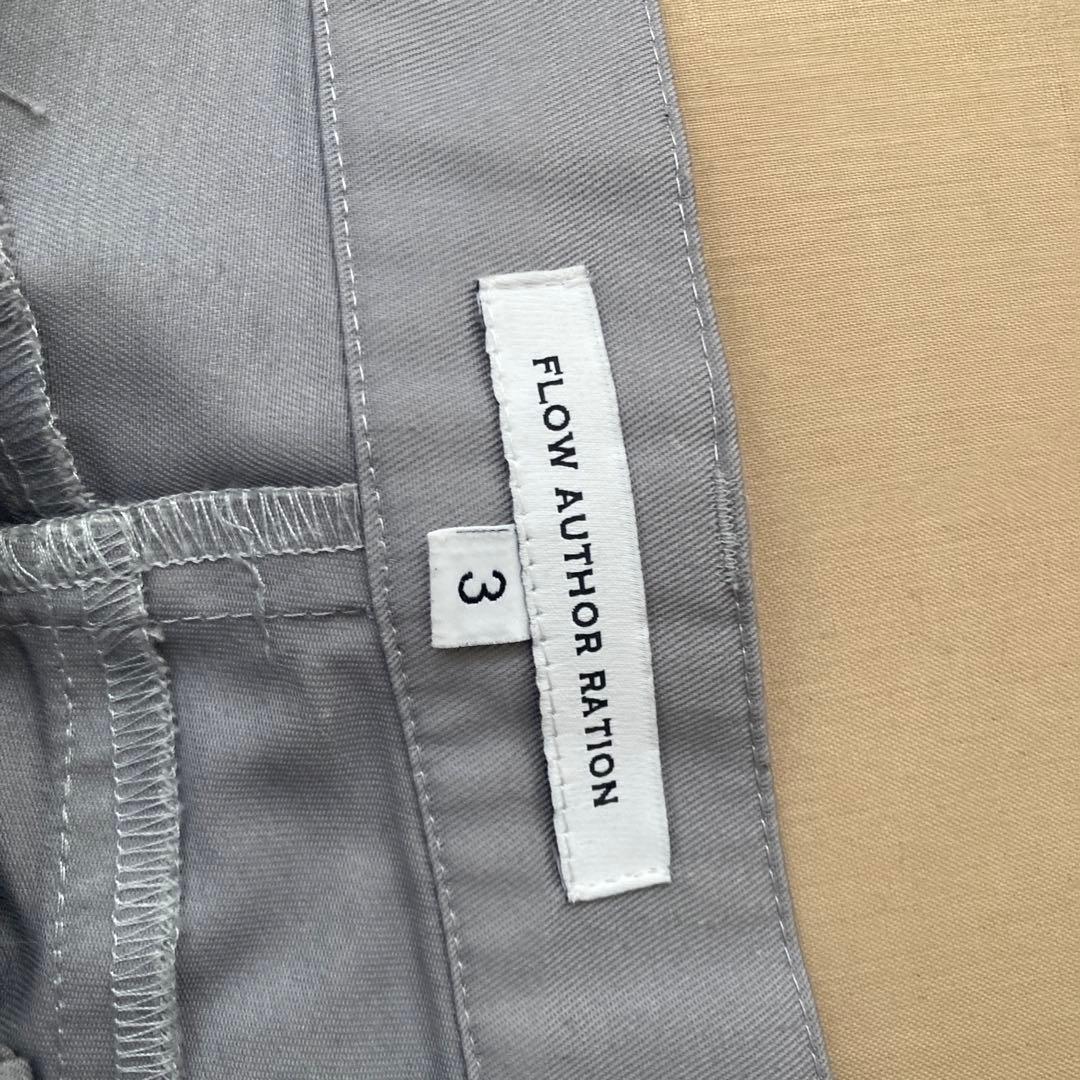 パンツ TROUSERS-02 (GREY) FLOW AUTHOR RATION