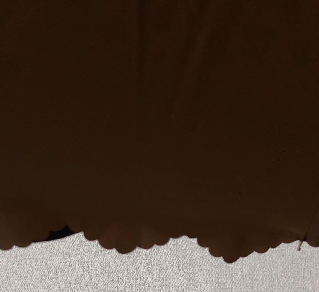 ダークブルー 装飾付き 長傘 晴雨兼用