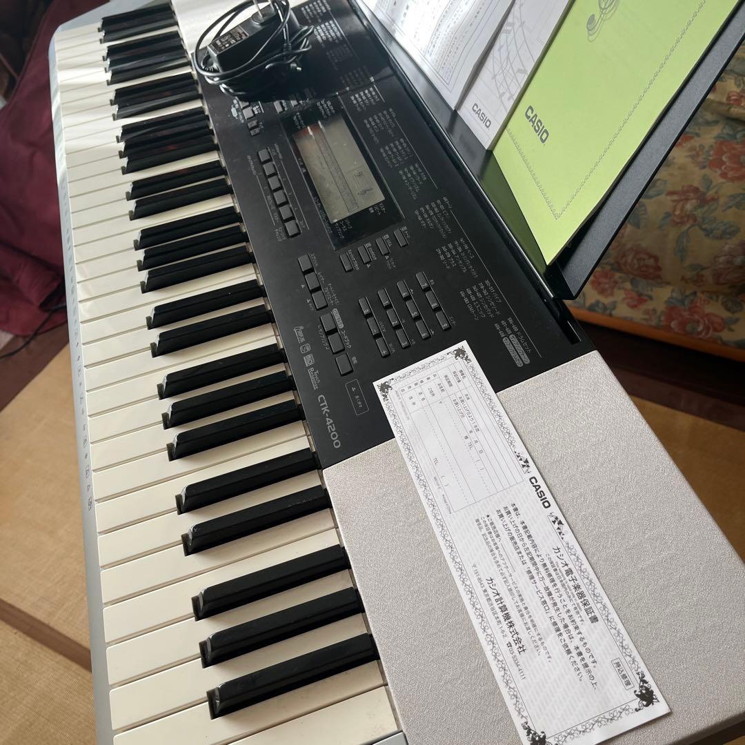 【動作確認済】カシオ　電子キーボード　CTK-4200 スタンド付