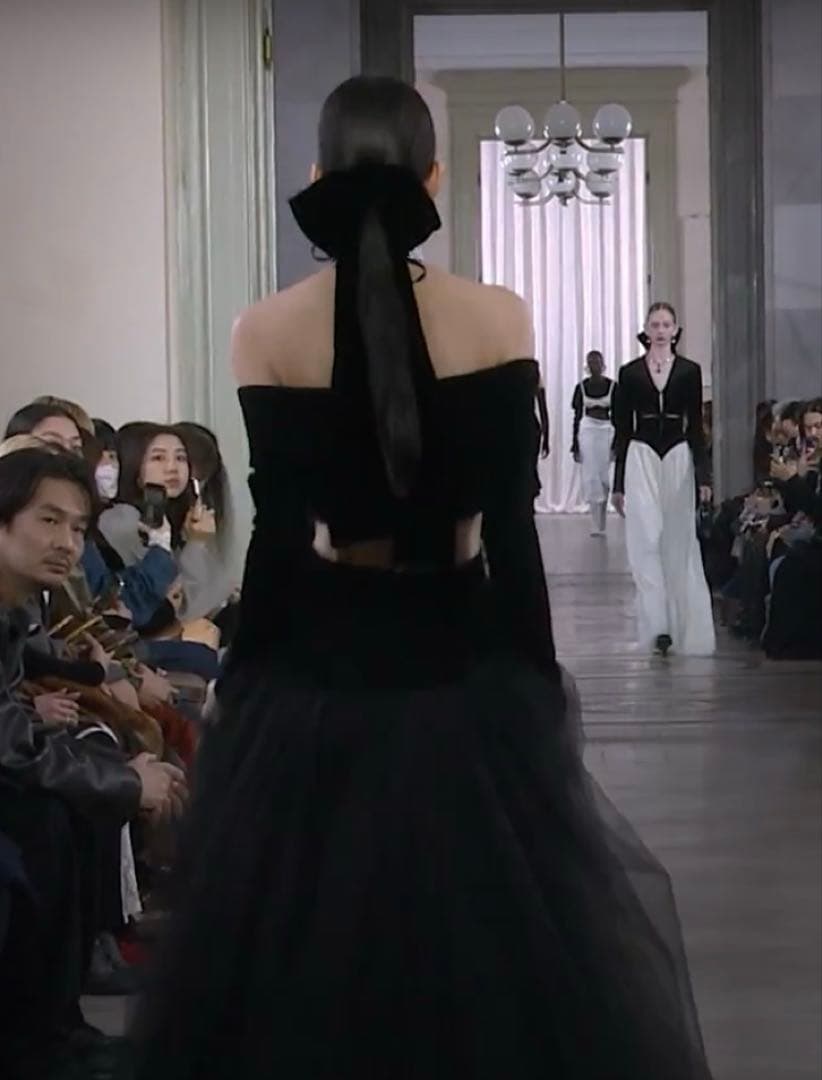 FETICO VELVET LONG BOW HAIR CLIP リボンバレッタ