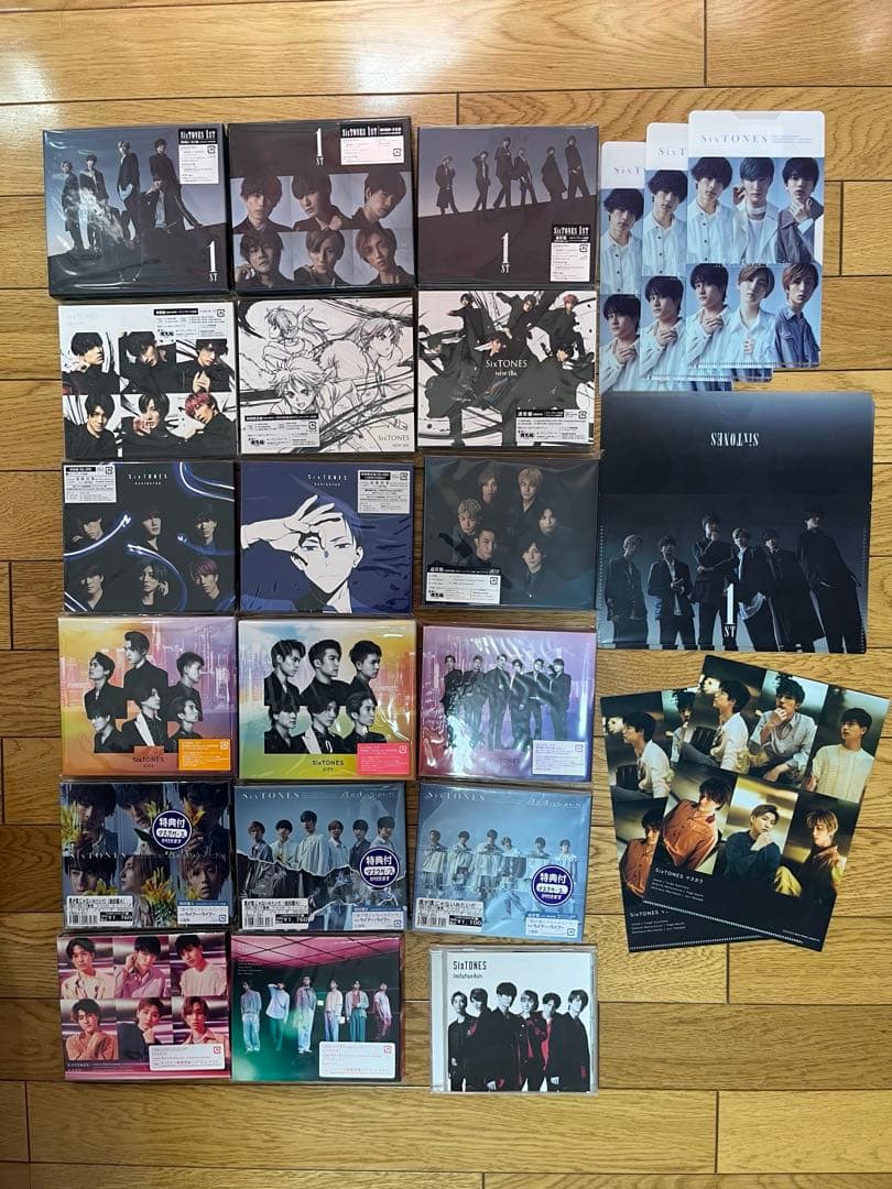 SixTONES CD18枚セット（特典クリアファイル付き）