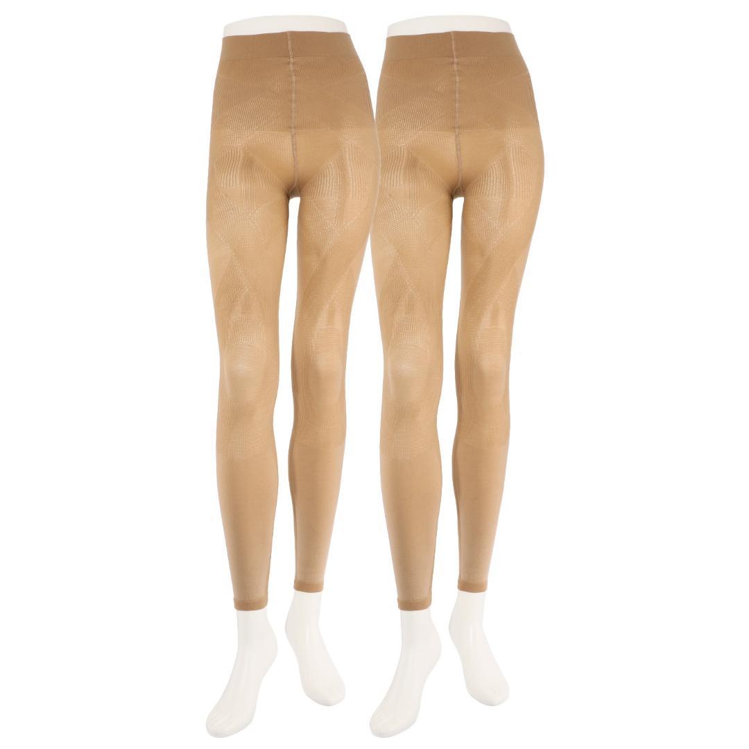 らくらく テーピングスパッツ6Ｌ ヒートパワーウォーク プロ Ｖ 同色２枚セット