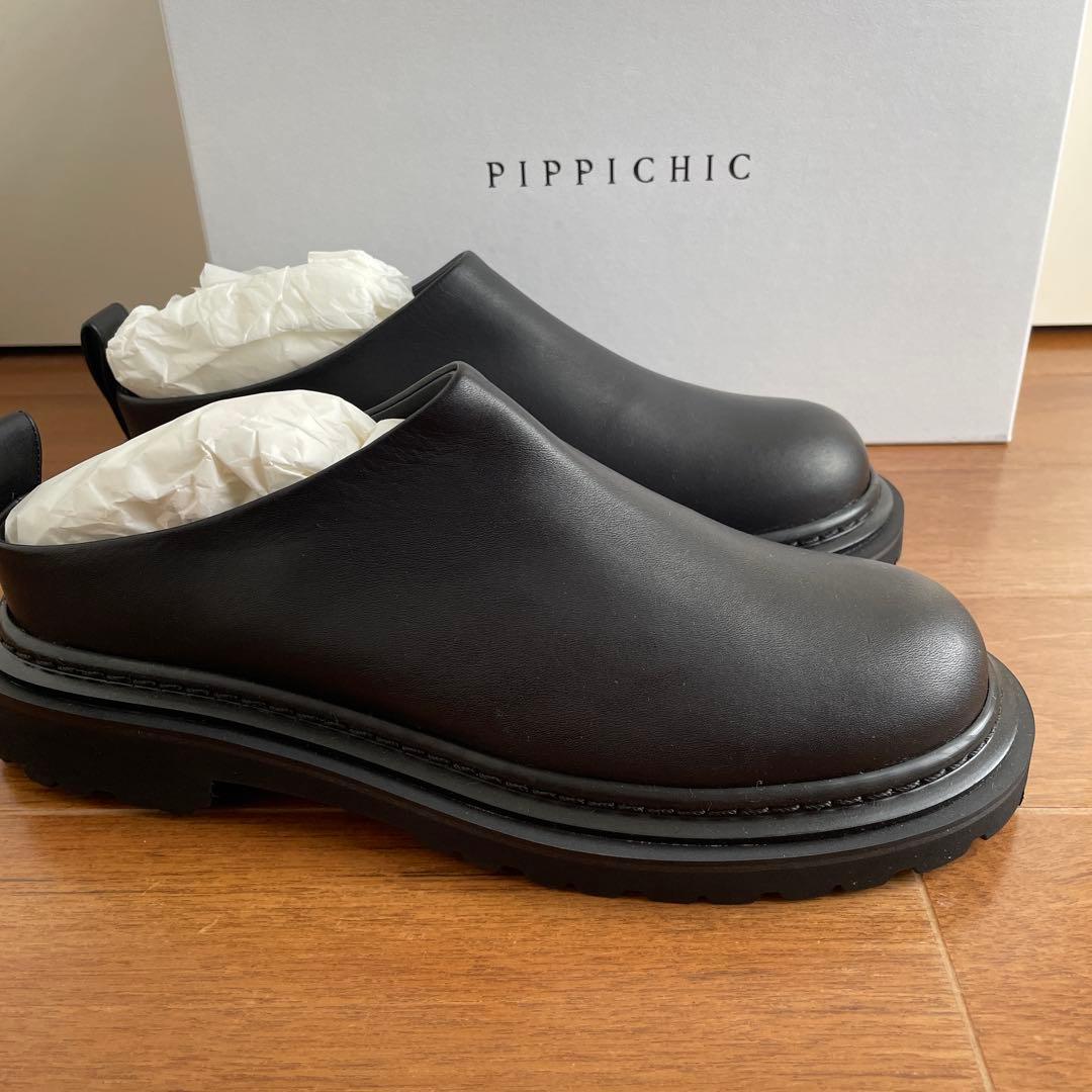 PIPPICHIC ブラック スリッポン38 PP25-HAILEY SLP 7
