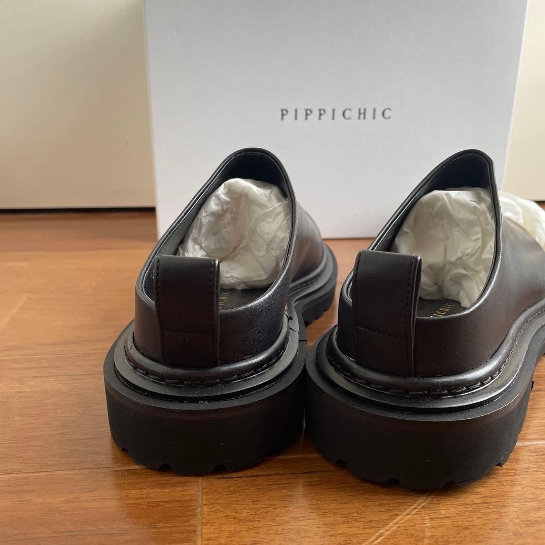 PIPPICHIC ブラック スリッポン38 PP25-HAILEY SLP 7