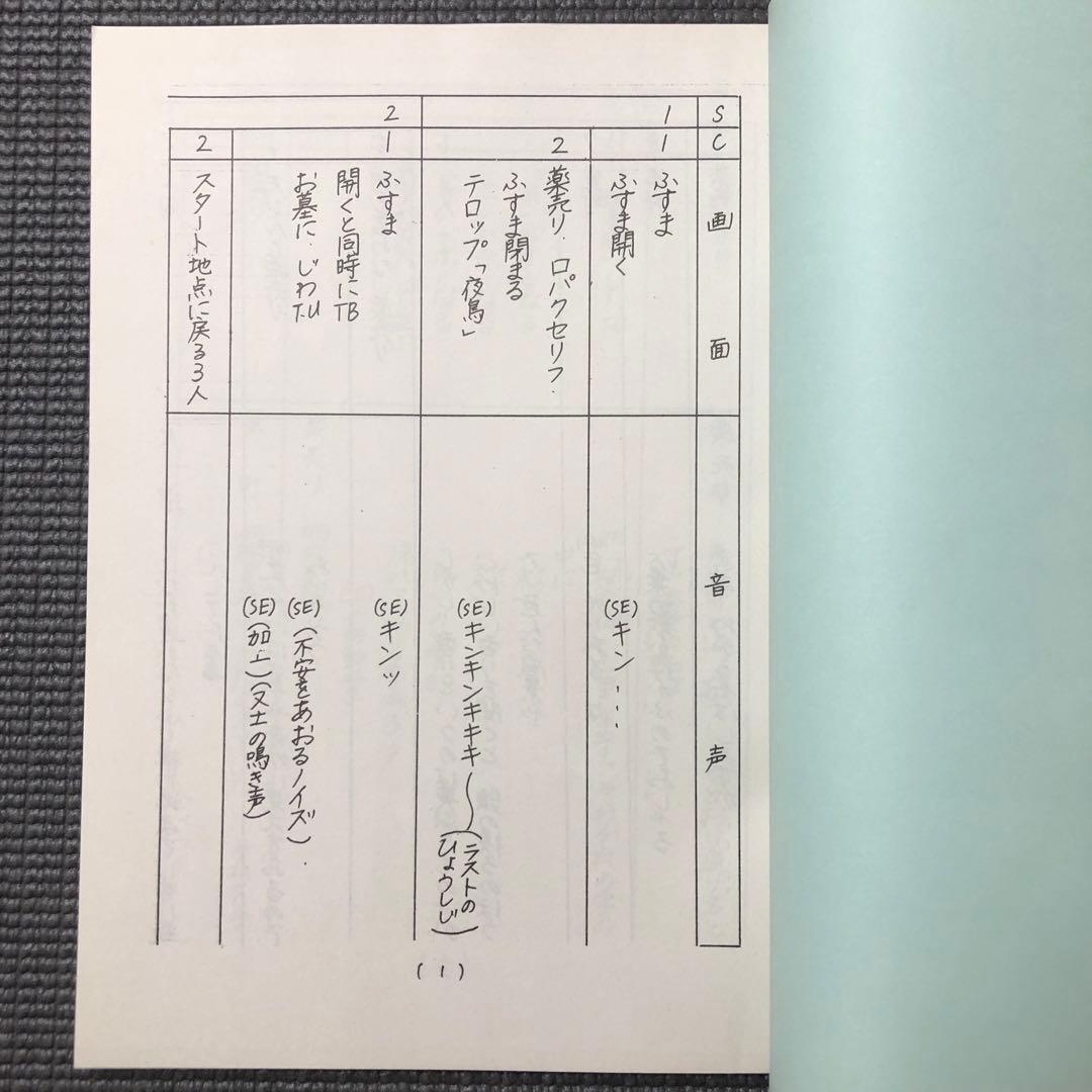 モノノ怪 アニメ 第9話 台本 ノイタミナ/怪 ayakashi/化猫