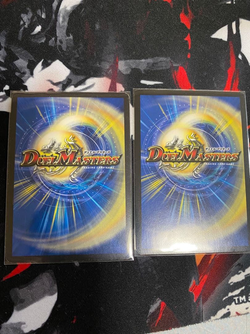 デュエマ引退品　クローシスジャオウガ　デッキ　調整パーツ、スリーブ付き