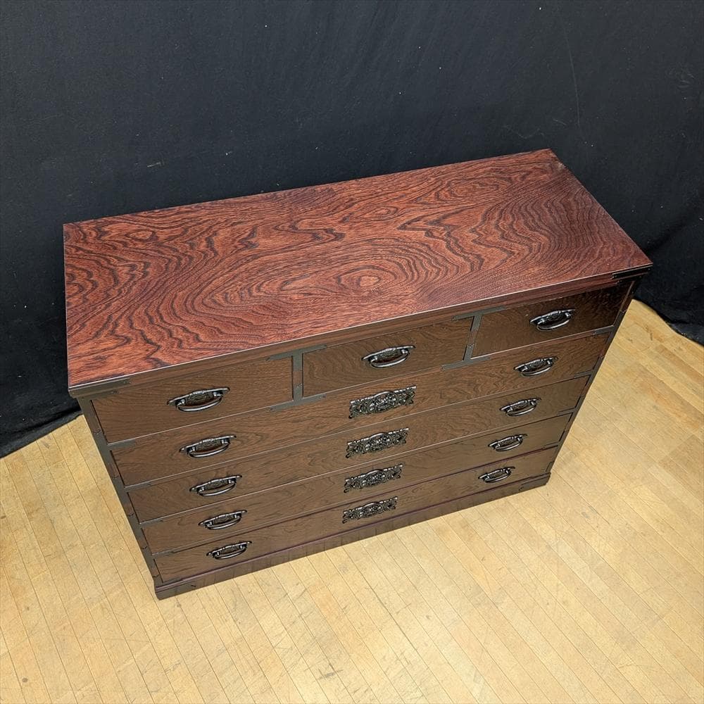 美品　ノダ工芸　民芸箪笥　整理箪笥　タンス　箪笥　たんす　チェスト　引出し　金具
