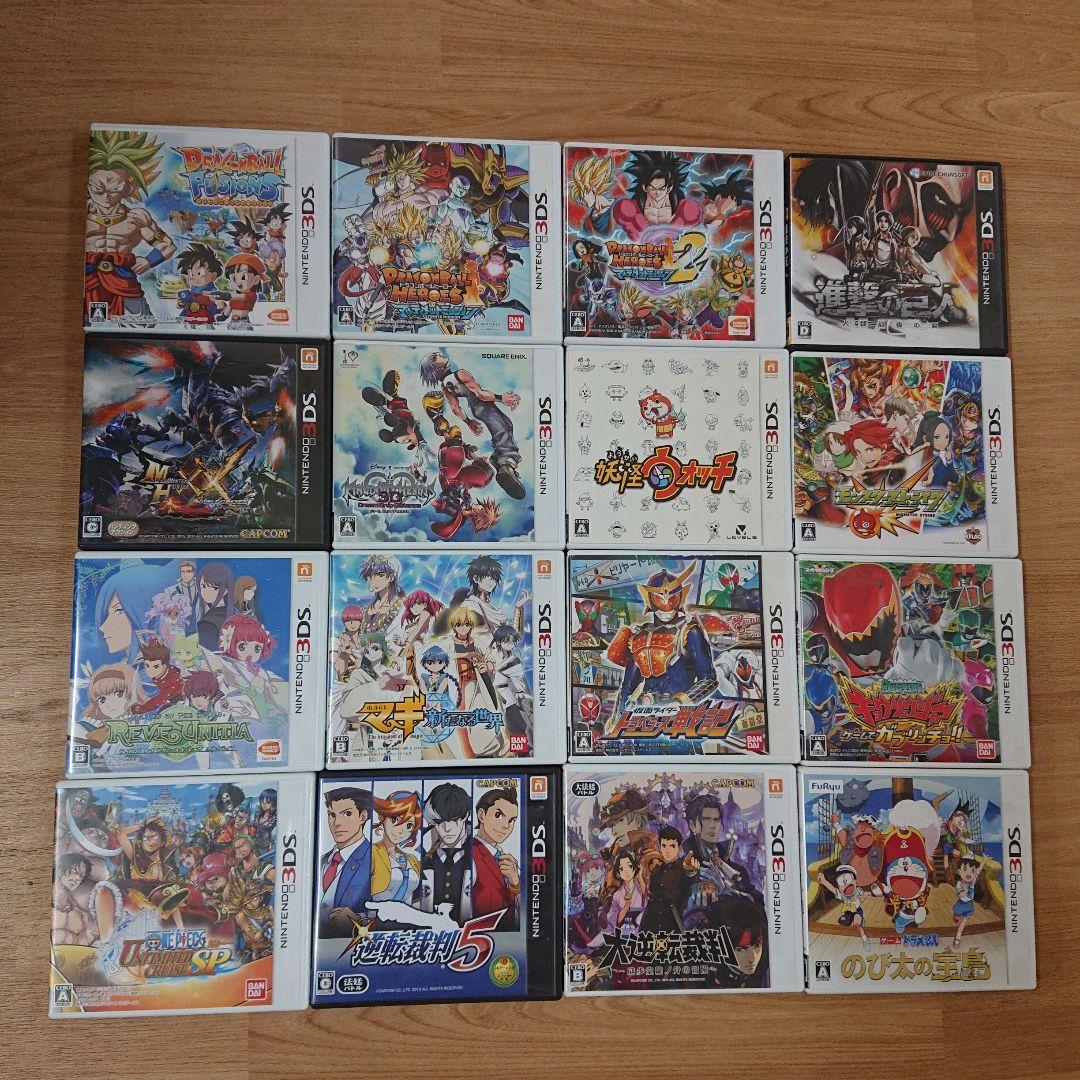 ニンテンドー3DS ゲームソフト16本まとめ売りセット