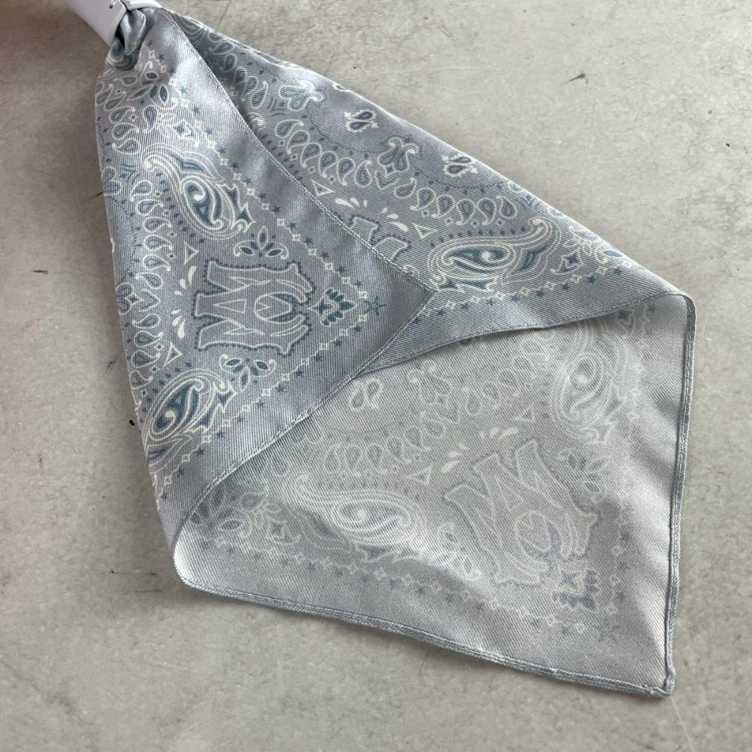 24ss 未使用　アミリ　MAロゴ　シルク　バンダナ　スカーフ　キーチェーン