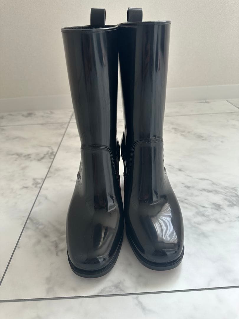 Christian Louboutin♡ブラックヒールレインシューズ
