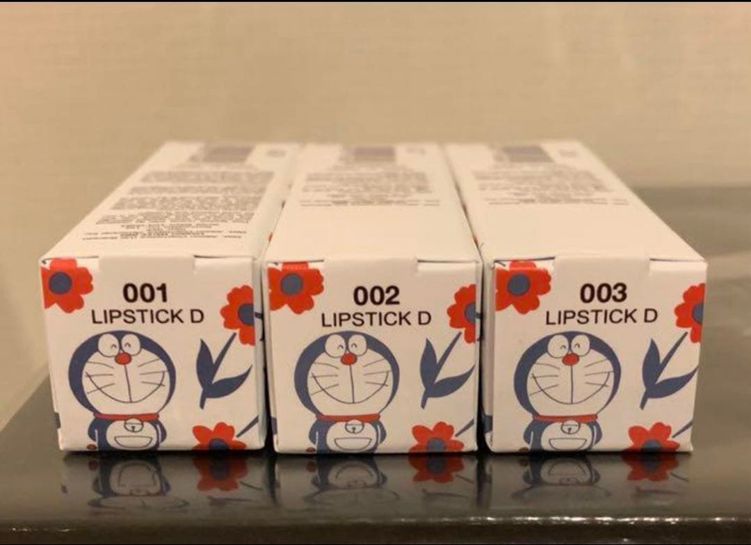 ポールアンドジョー ドラえもん 口紅 3本セット