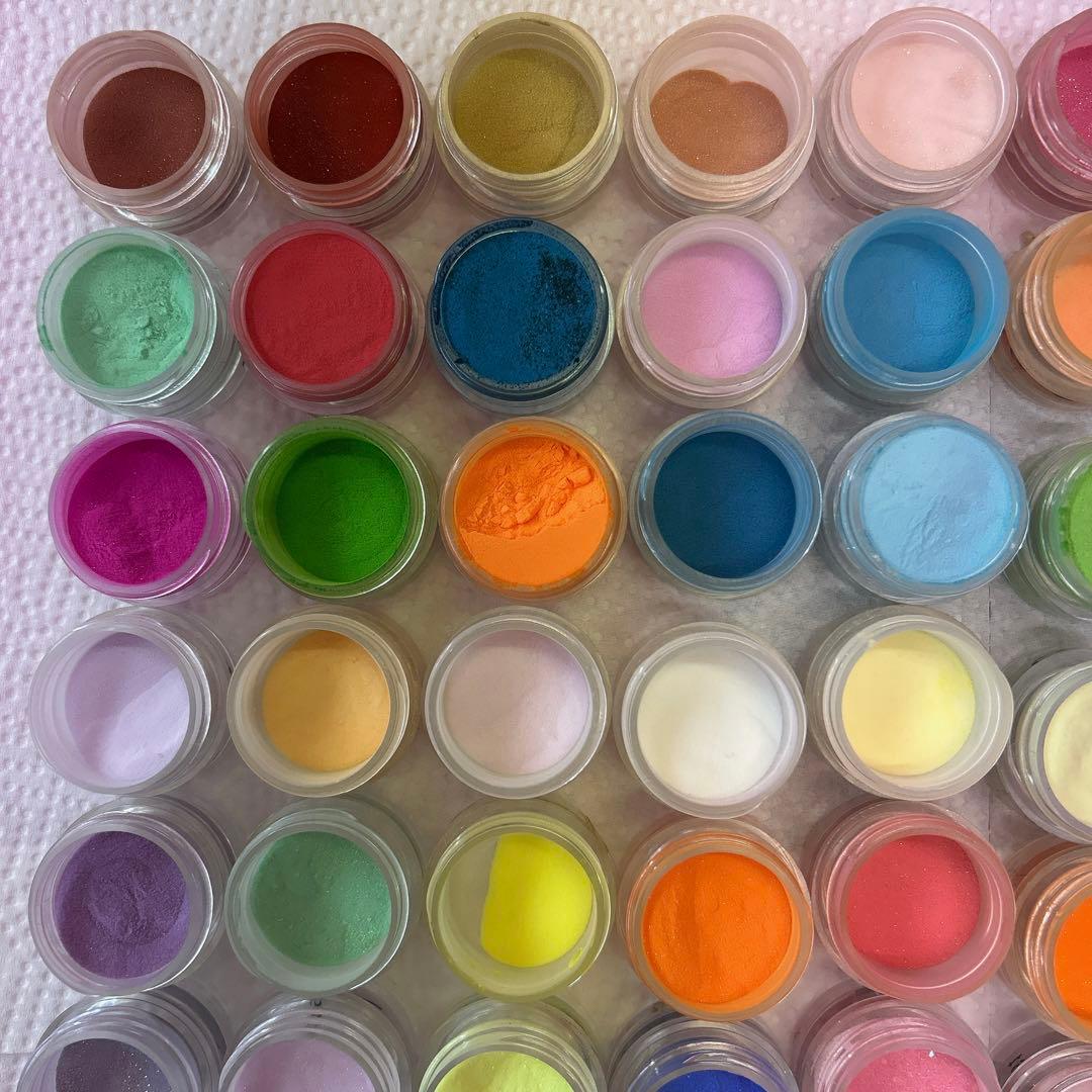 スカルプカラーパウダー　アクリルパウダー　fzflowイージーフロウ　ネイル