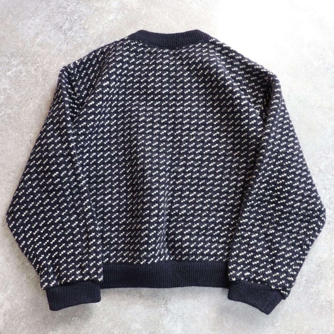 80s L.L. Bean エルエルビーン バーズアイ ニット ヴィンテージ L