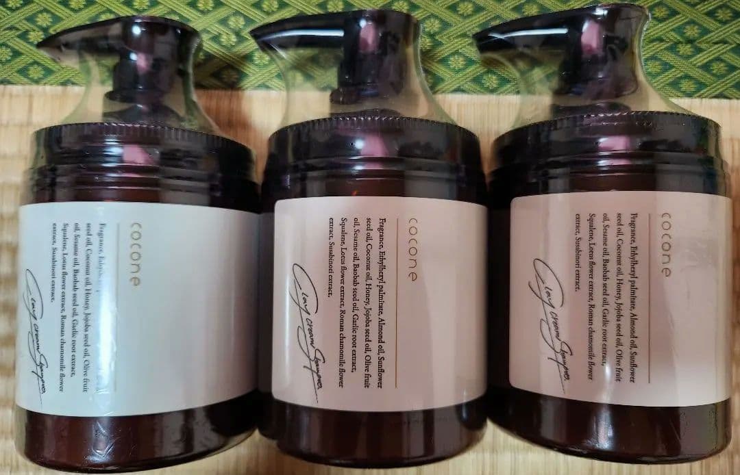 クレイクリームシャンプーcocone3本セット