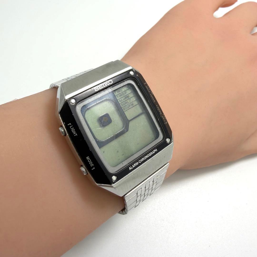 【希少】SEIKO 腕時計 デジボーグ メンズ G757-401A デジタル