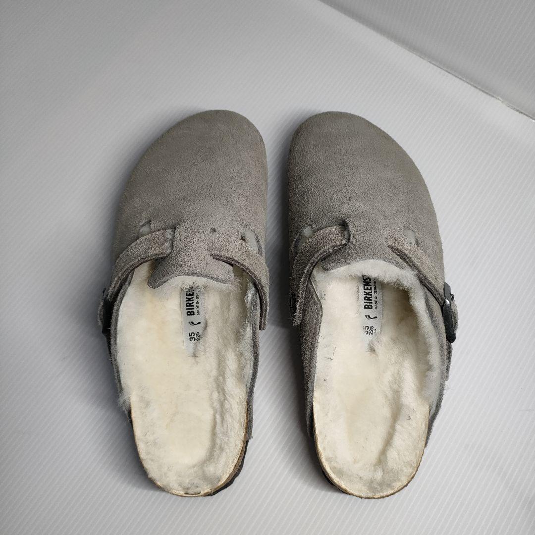 【極美品✨️】BIRKENSTOCK22.5cm ボストン　トープグレー着用モデ