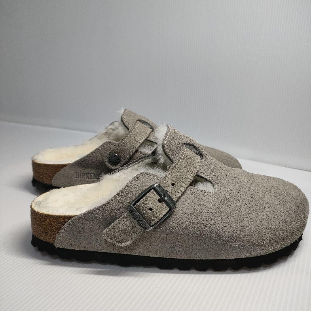 【極美品✨️】BIRKENSTOCK22.5cm ボストン　トープグレー着用モデ