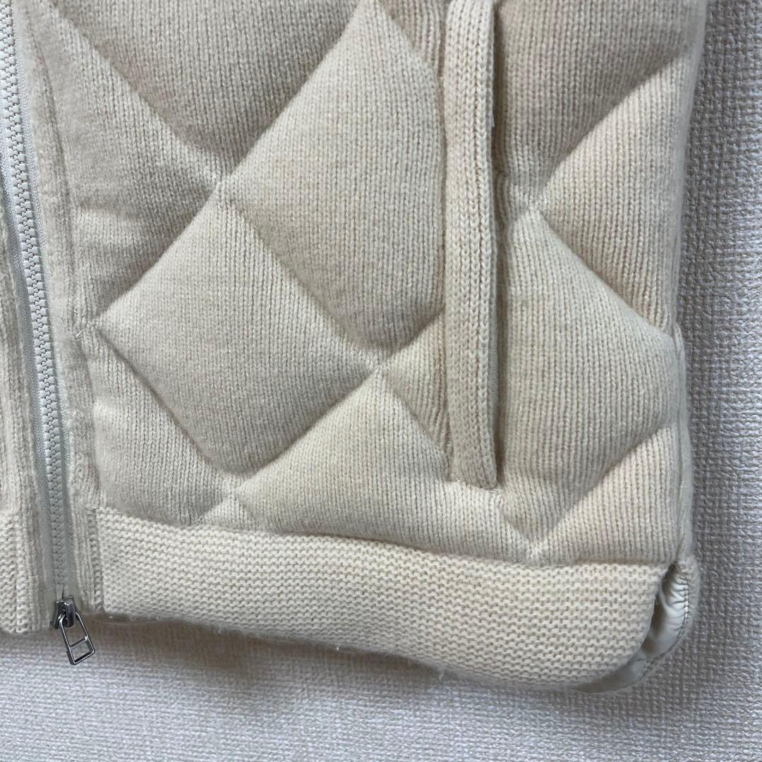 し*う様 THREE DOTS スリードッツ カシミヤ混 ダウンベスト 旧タグ