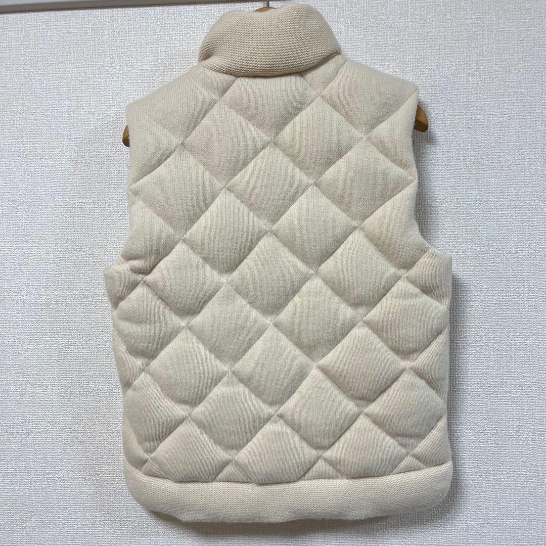 し*う様 THREE DOTS スリードッツ カシミヤ混 ダウンベスト 旧タグ