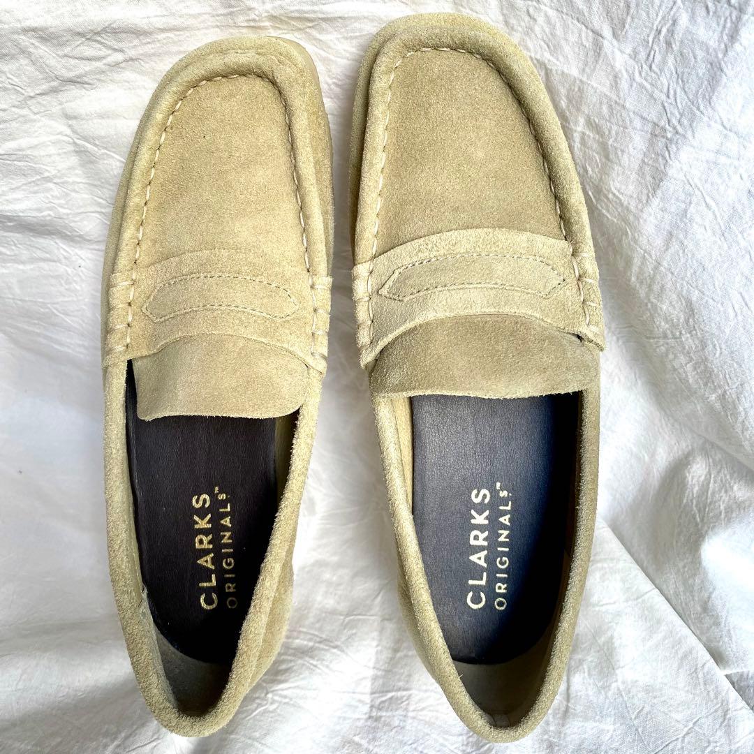 極美品✨【CLARKS】 クラークス ワラビー スエード メープル 23cm