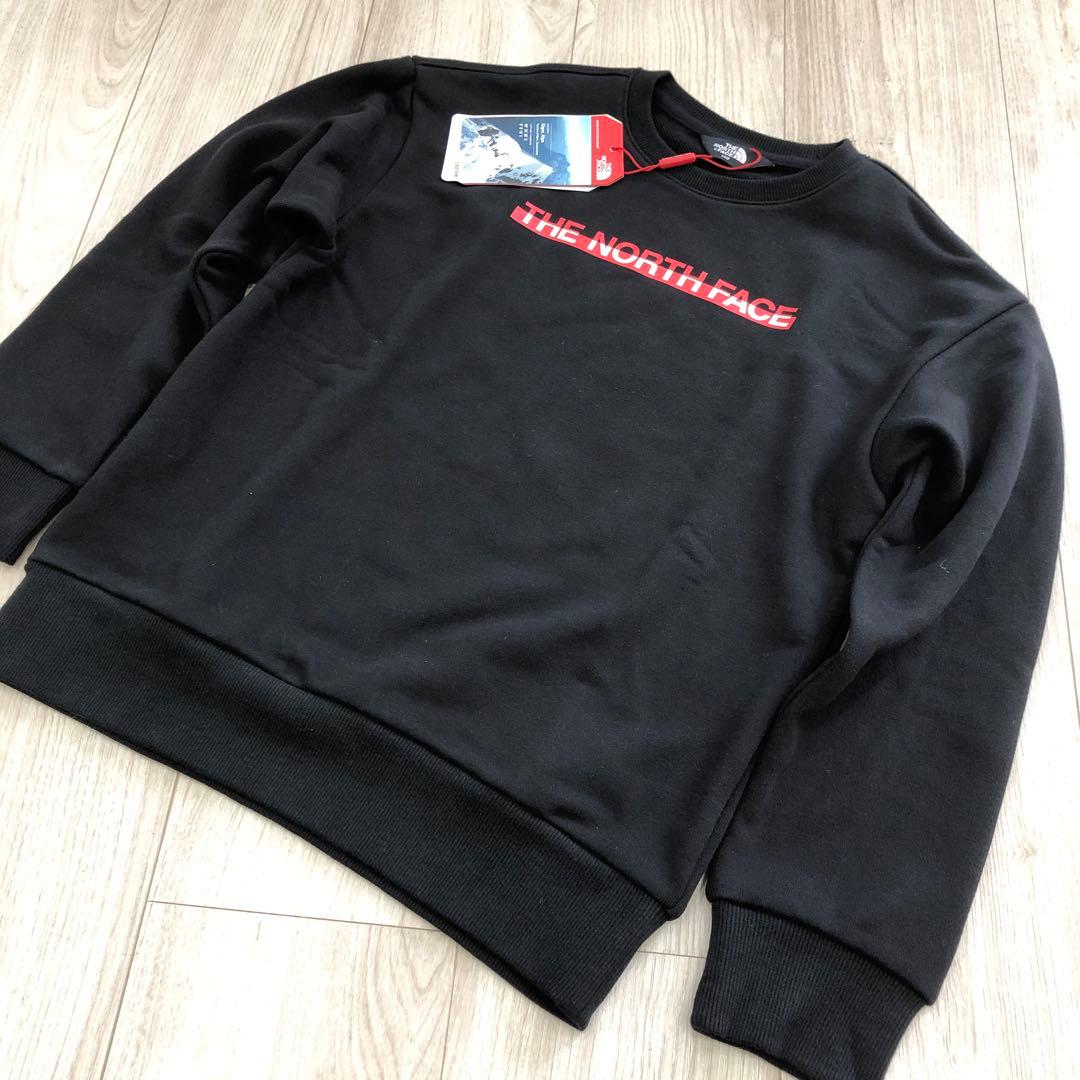 【新品レア】韓国　ノースフェイス ジュニア　スウェット　セットアップ　130