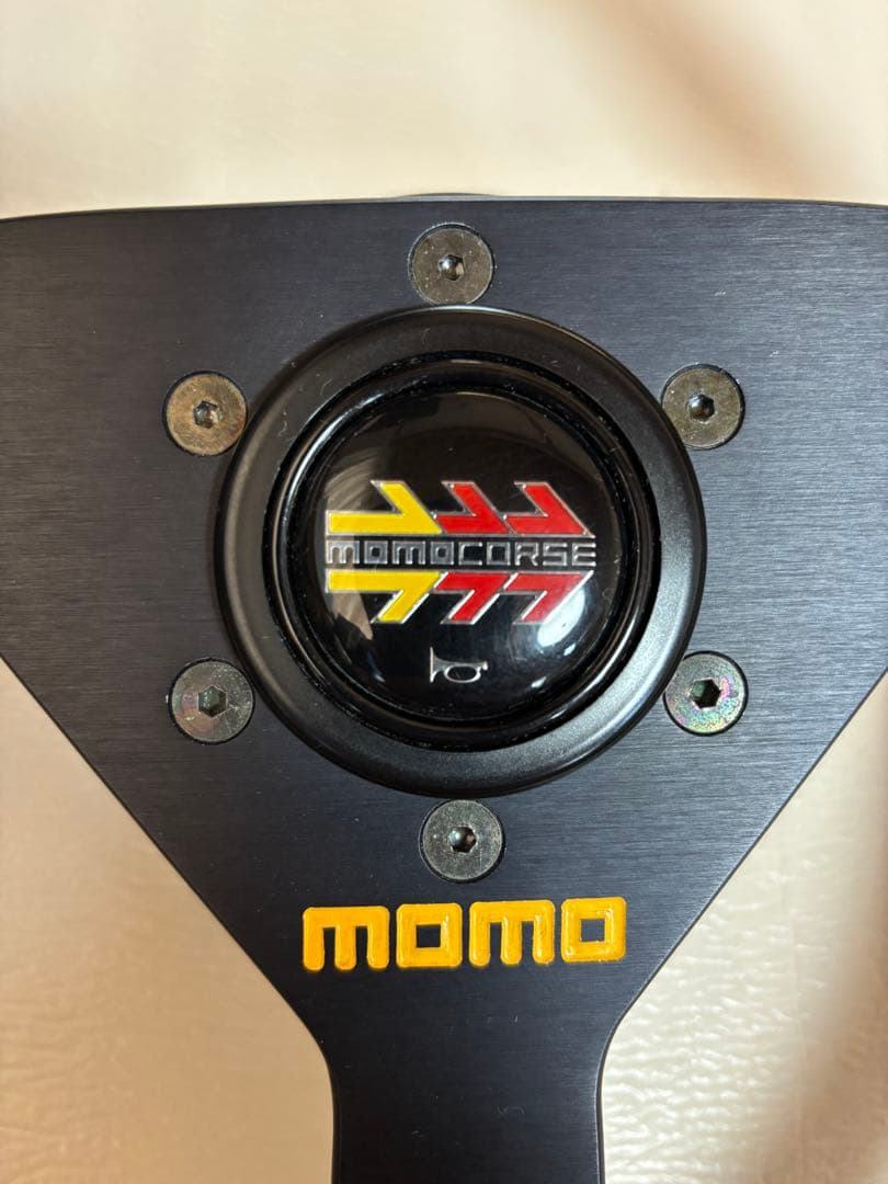 momo corse ステアリング　レザー　Φ34cm
