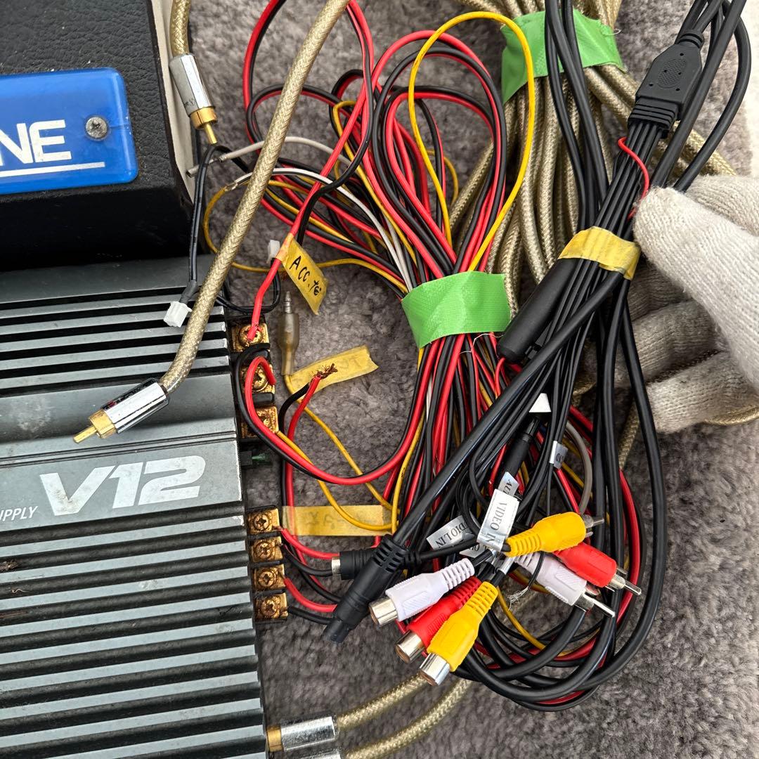 アルパイン　サブウーファー&アンプセット　SWR-204D & MRV-T500