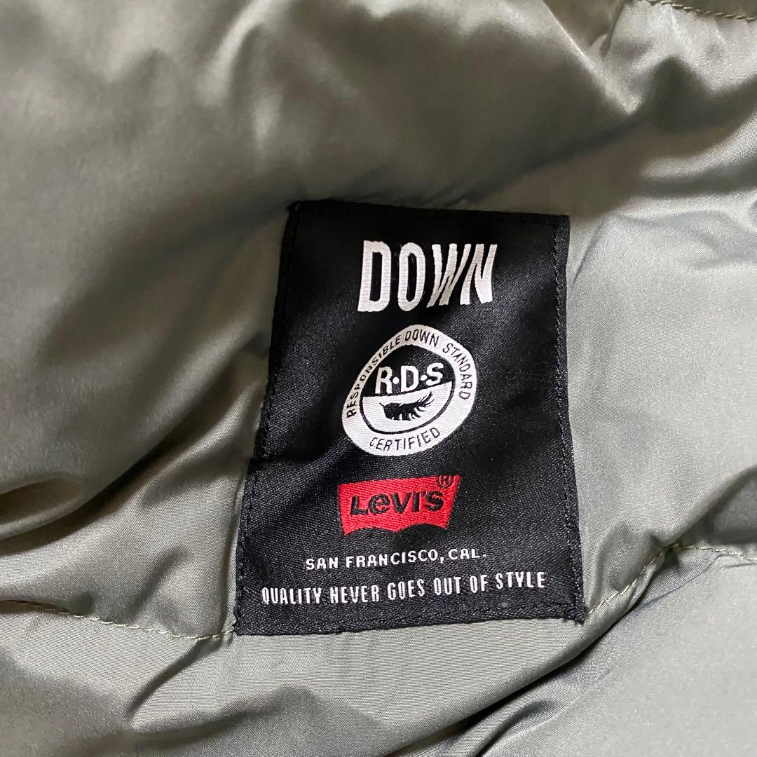 LEVI’S ファー ダウンジャケット N-2B ミリタリージャケット y2k